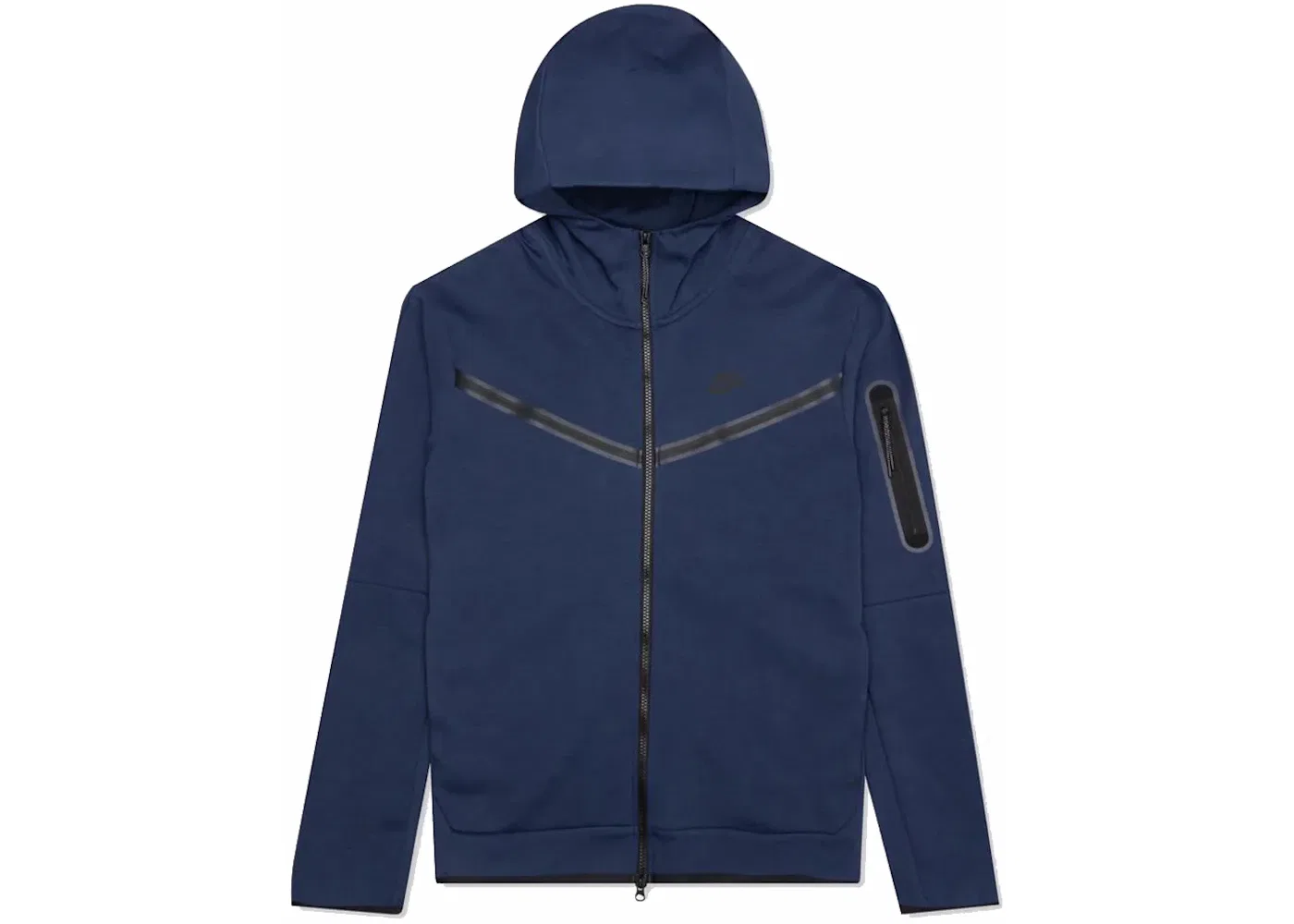 Детская худи на молнии Nike Tech Fleece Full-Zip Nike, Navy/Black