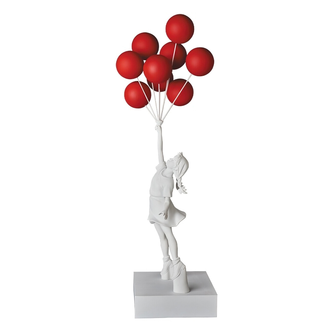 

Фигурка Medicom Toy Banksy Flying Balloons Girl, белый/красный