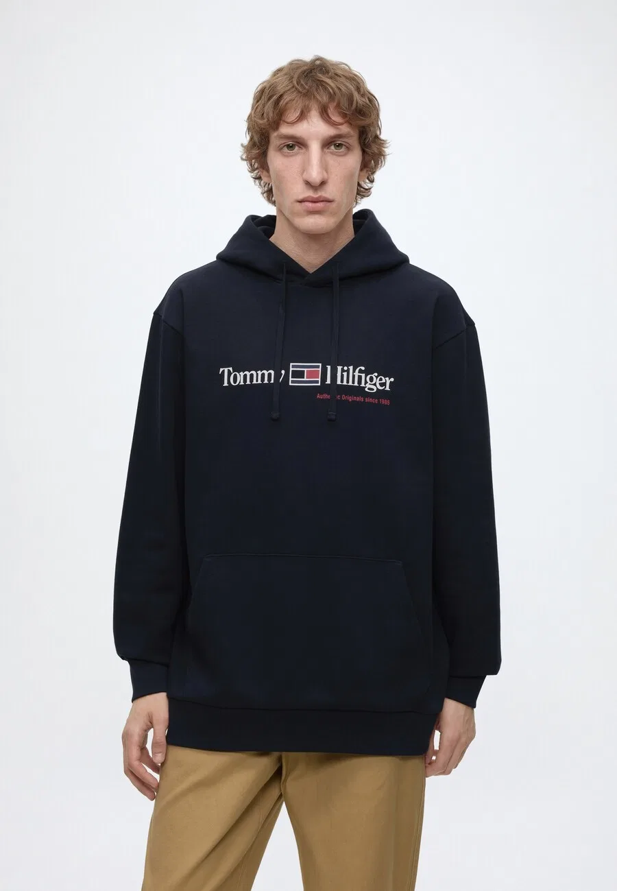 Толстовка TOMMY HILFIGER, темно-синяя, темно-синяя — фото 2