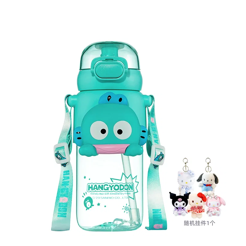 Детская бутылка для воды с трутэном, с брелоком, 600 мл, Pochacco Water Bottle+Random Charm, Sanrio, Multicolor — фото 3