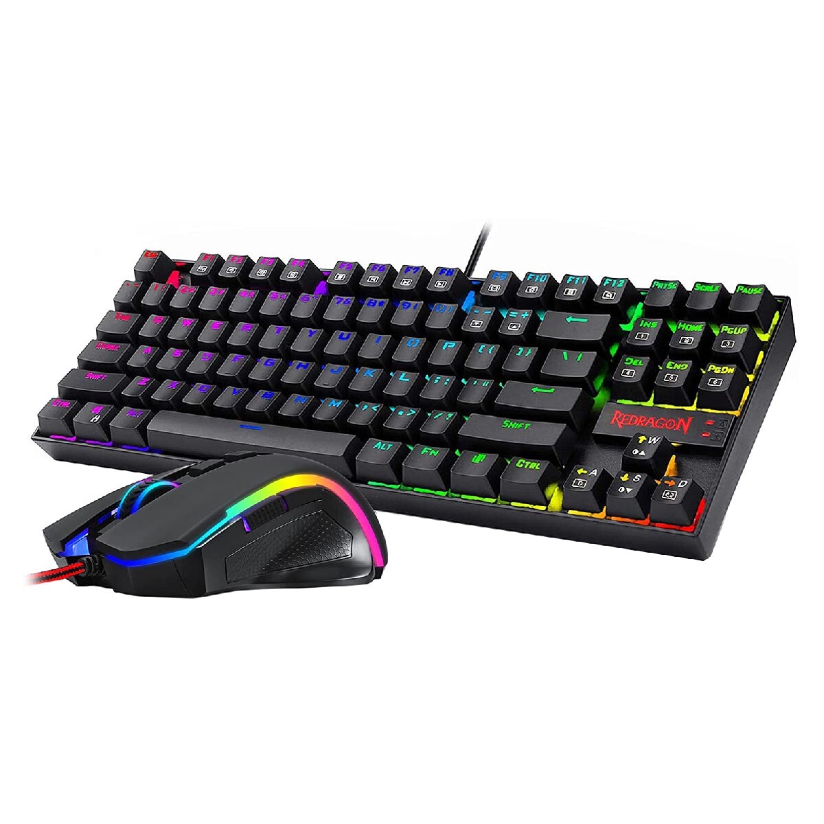 

Игровой комплект Redragon K552-RGB-BA, черный