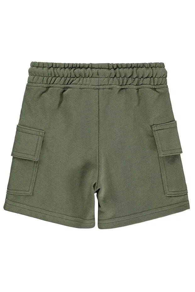 Детские шорты карго для мальчиков Basic cargo pocket capri Civil Boys, Khaki — фото 2