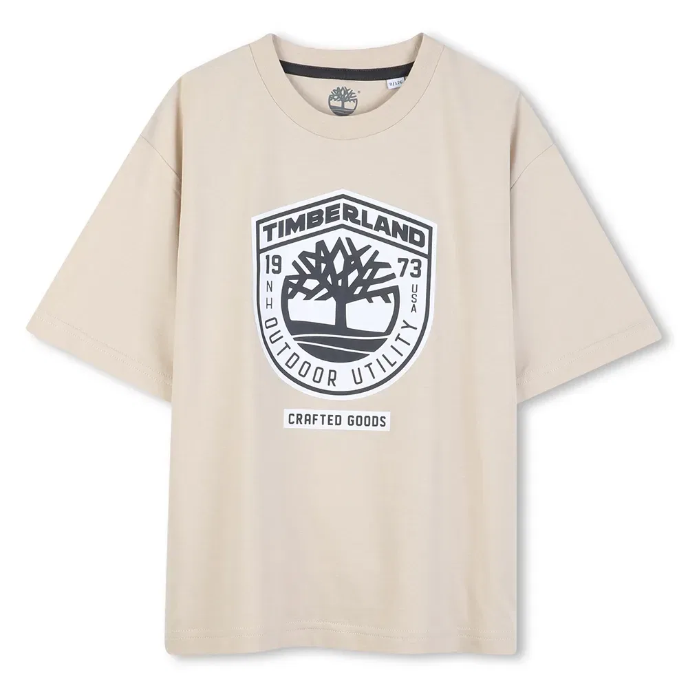 Футболка с коротким рукавом T60791 Timberland, бежевый