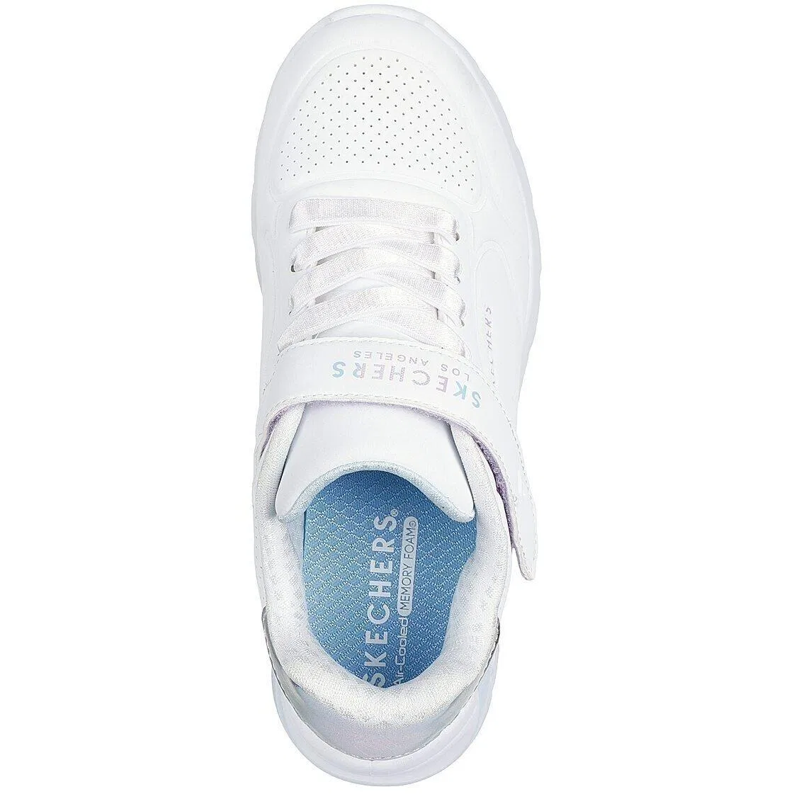 Детские кроссовки Skechers Uno Lite 2.0 - Vivid, Weiß / Hellgrau — фото 2