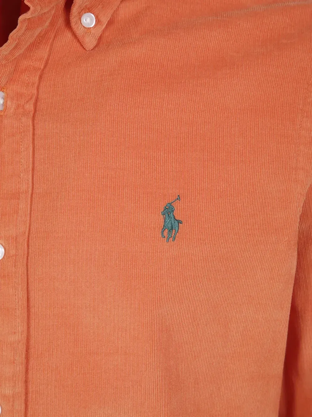 Вельветовая рубашка на пуговицах POLO RALPH LAUREN, оранжевый — фото 3
