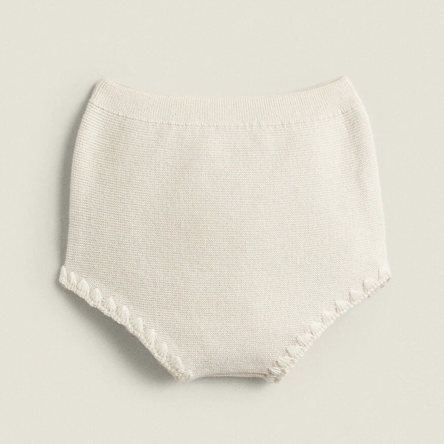 

Детские блумеры Zara Home Chunky Knit, кремовый