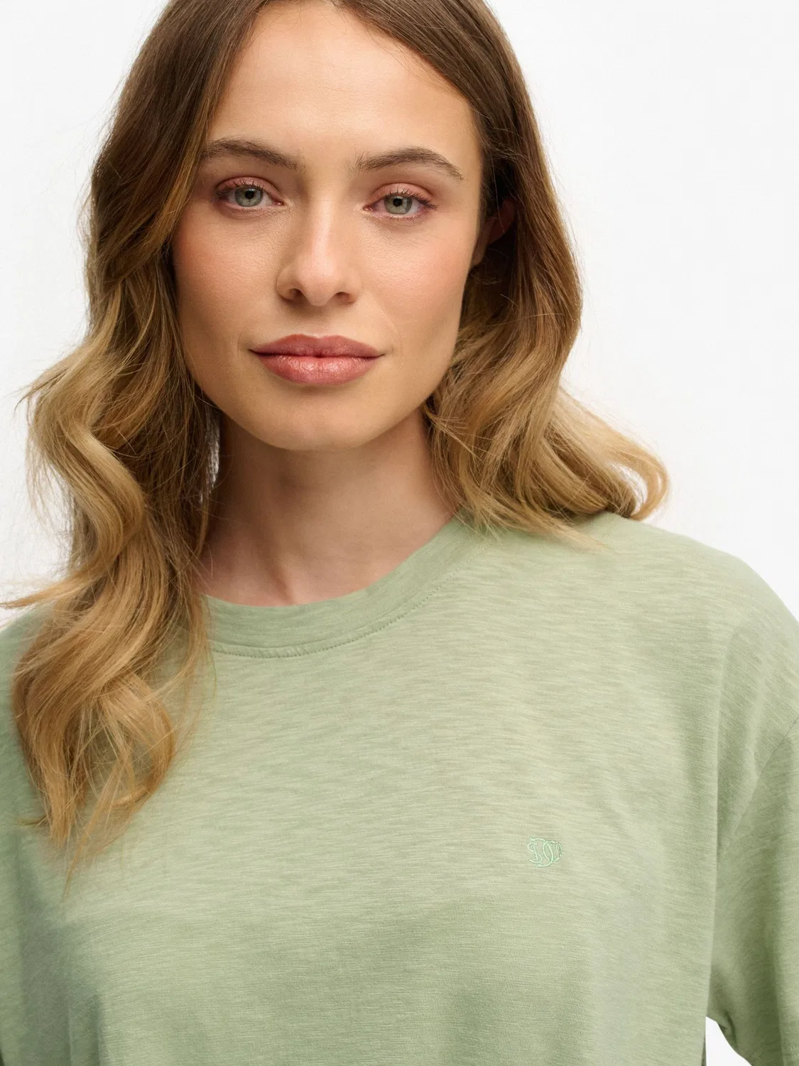 Футболка свободного кроя Studios Crew Superdry, зеленый — фото 4