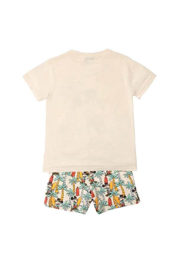 Пижамный комплект manga corta surf s up para nino - пижамный комплект Disney, кремовый — фото 2