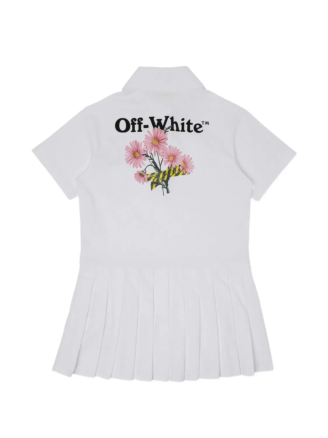 Детское платье Daisy Tape белое OFF-WHITE, белый — фото 2