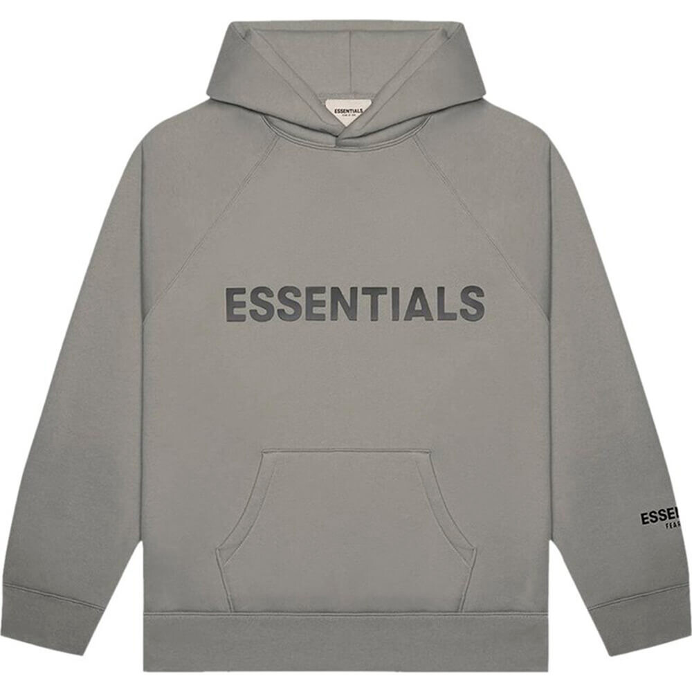 

Худи Fear of God Essentials 'Cement', серый