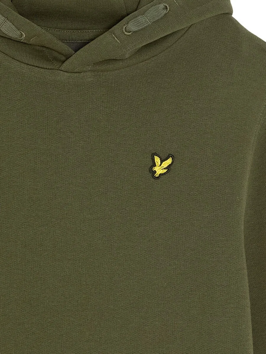 Толстовка Lyle & Scott оливкового цвета — фото 3