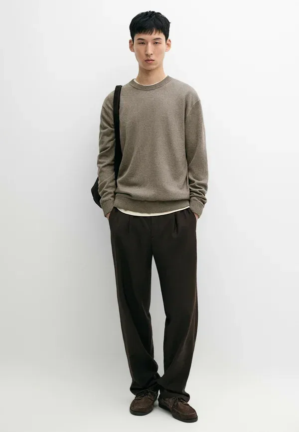 Свитер, джерси, Jumper, Massimo Dutti, хаки — фото 2