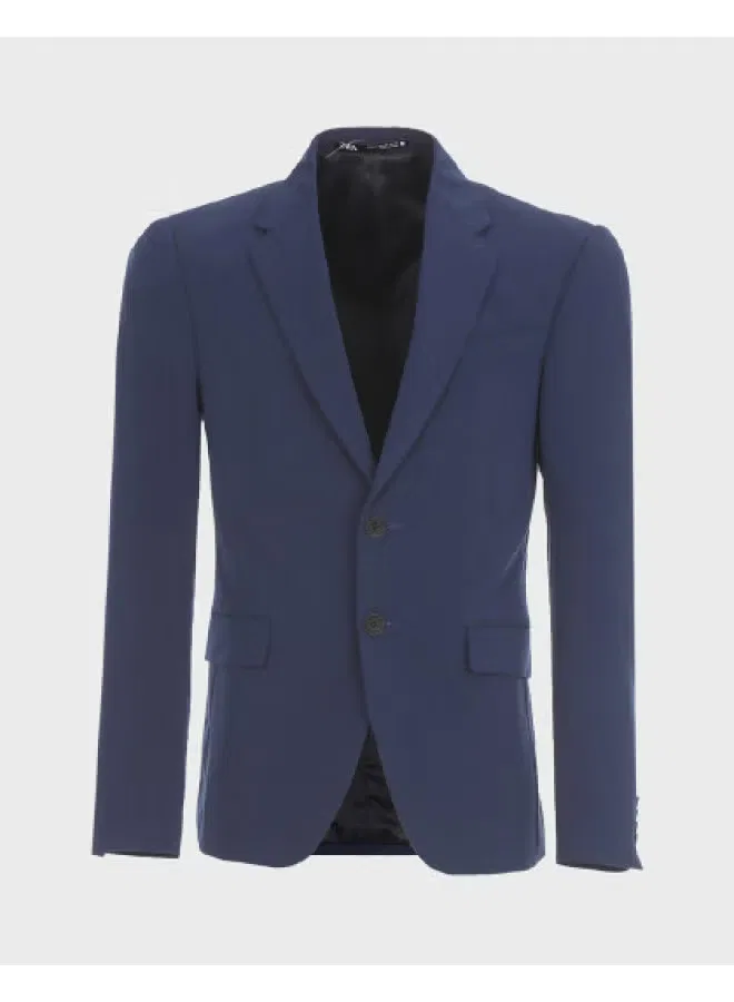 Костюм деловой минималистичный Zara, темно-синий