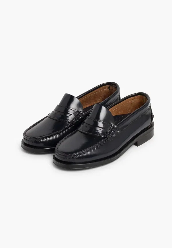 Мокасины кожаные Moccasins Pisamonas, Navy, темно-синий — фото 2