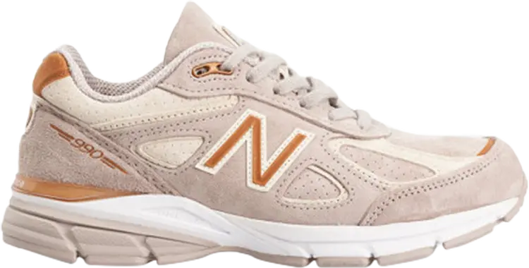 

Кроссовки New Balance Wmns 990v4 Made In USA 'White Alabaster', белый