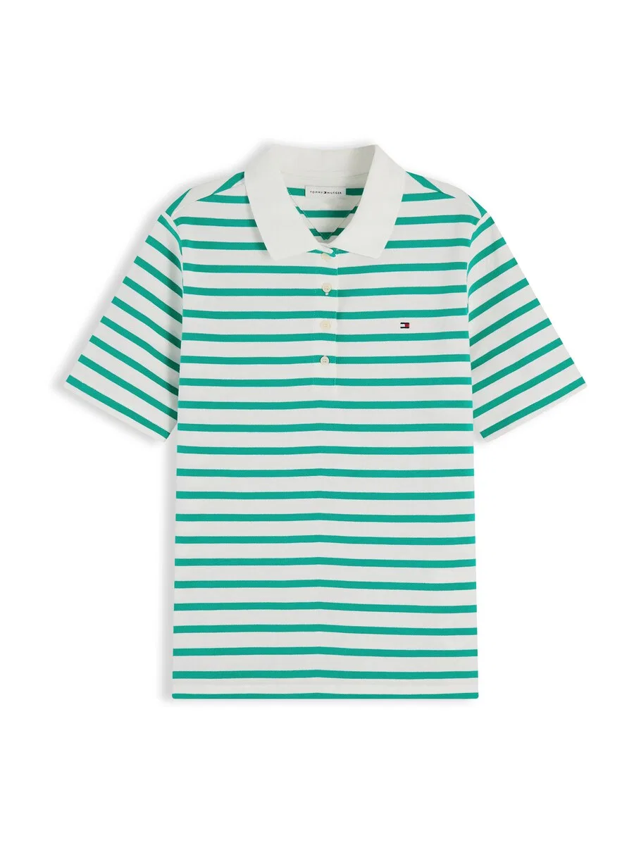 Футболка TOMMY HILFIGER '1985 Regular Fit' изумрудного цвета