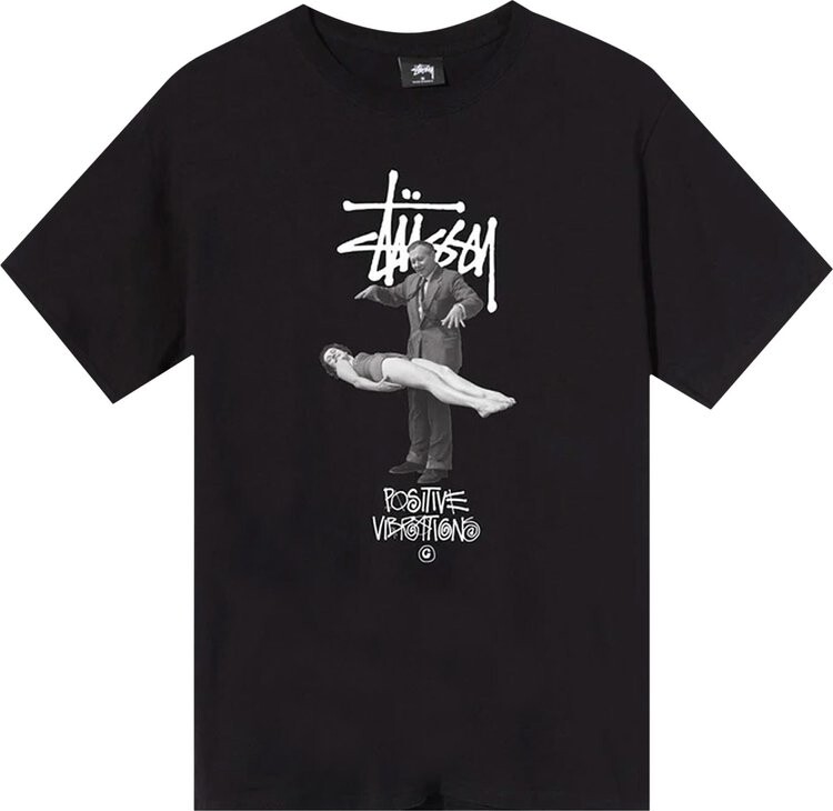 

Футболка Stussy Levitate Tee 'Black', черный