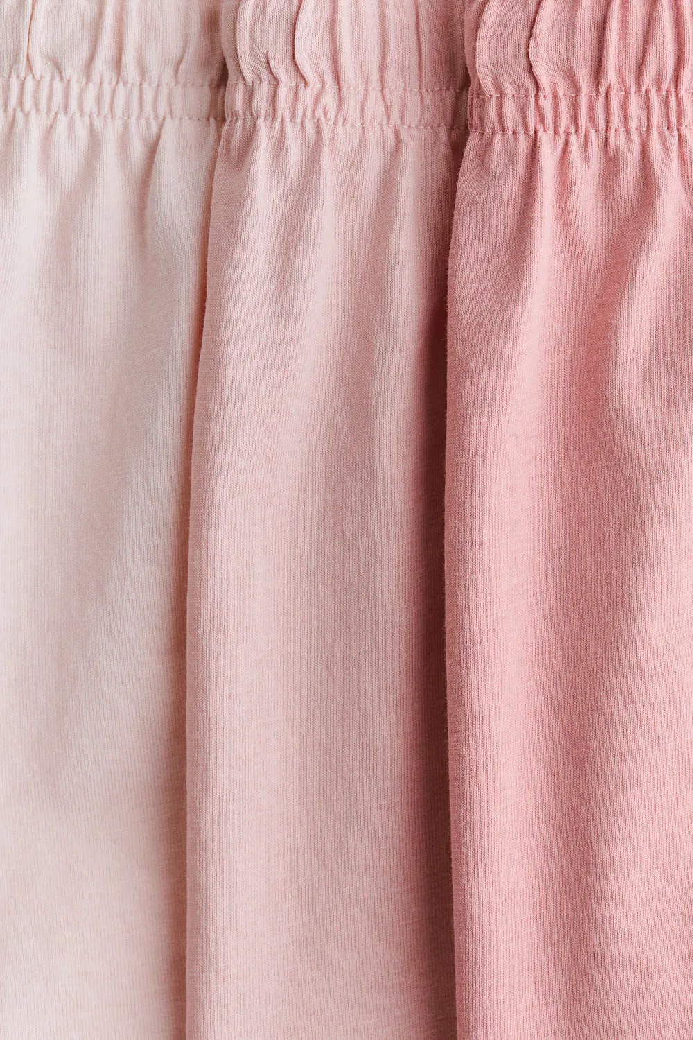 Комплект из 3 шорт из хлопкового трикотажа H&M, Rosa/Hellrosa/Blassrosa — фото 2