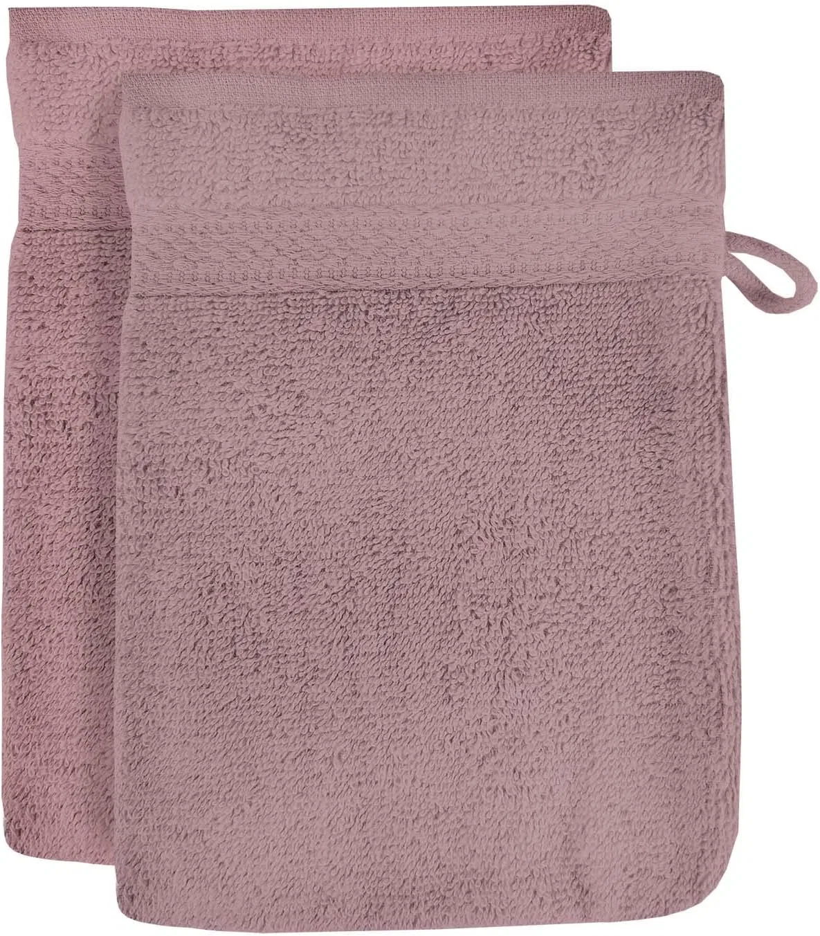 Набор из 2 мочалок для душа Cotton, 16x21 см, Pink, Soleil d'ocre