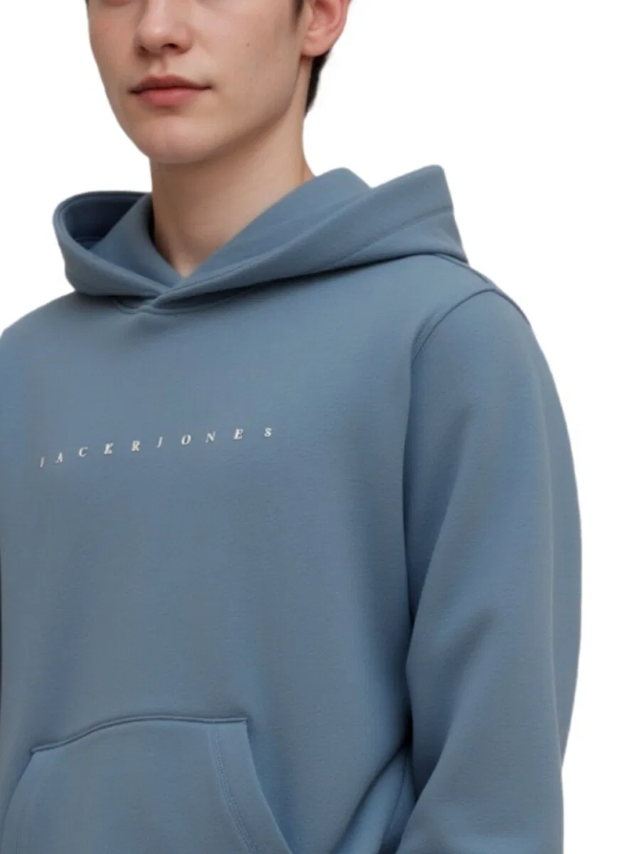 Детский свитер 'JJEStar' пыльно-голубого цвета Jack & Jones Junior — фото 4