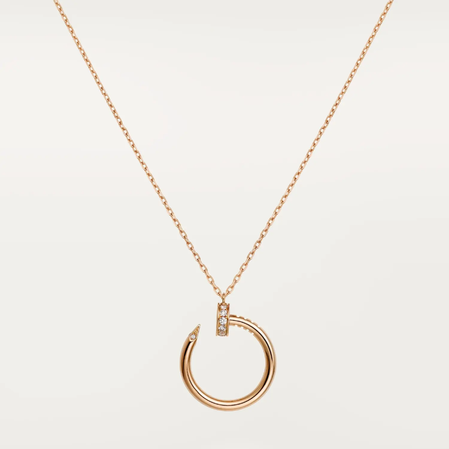 

Колье Cartier Juste un Clou, 42-46 см, розовое золото/бриллианты