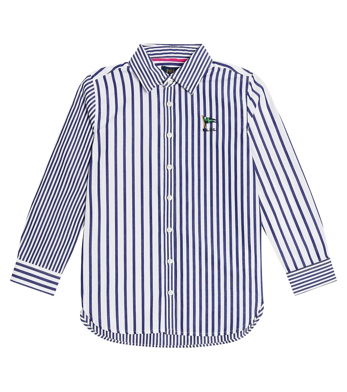 Блузка в полоску Polo Ralph Lauren Kids, синий