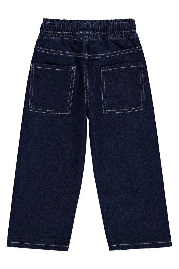 Детские брюки для девочек однотонные Civil Boys, Dark Blue — фото 2
