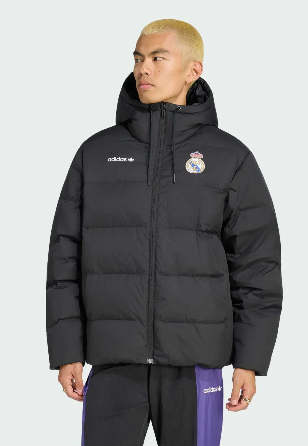 Пуховая куртка Real Madrid EQT - пуховая куртка Adidas Performance, Black