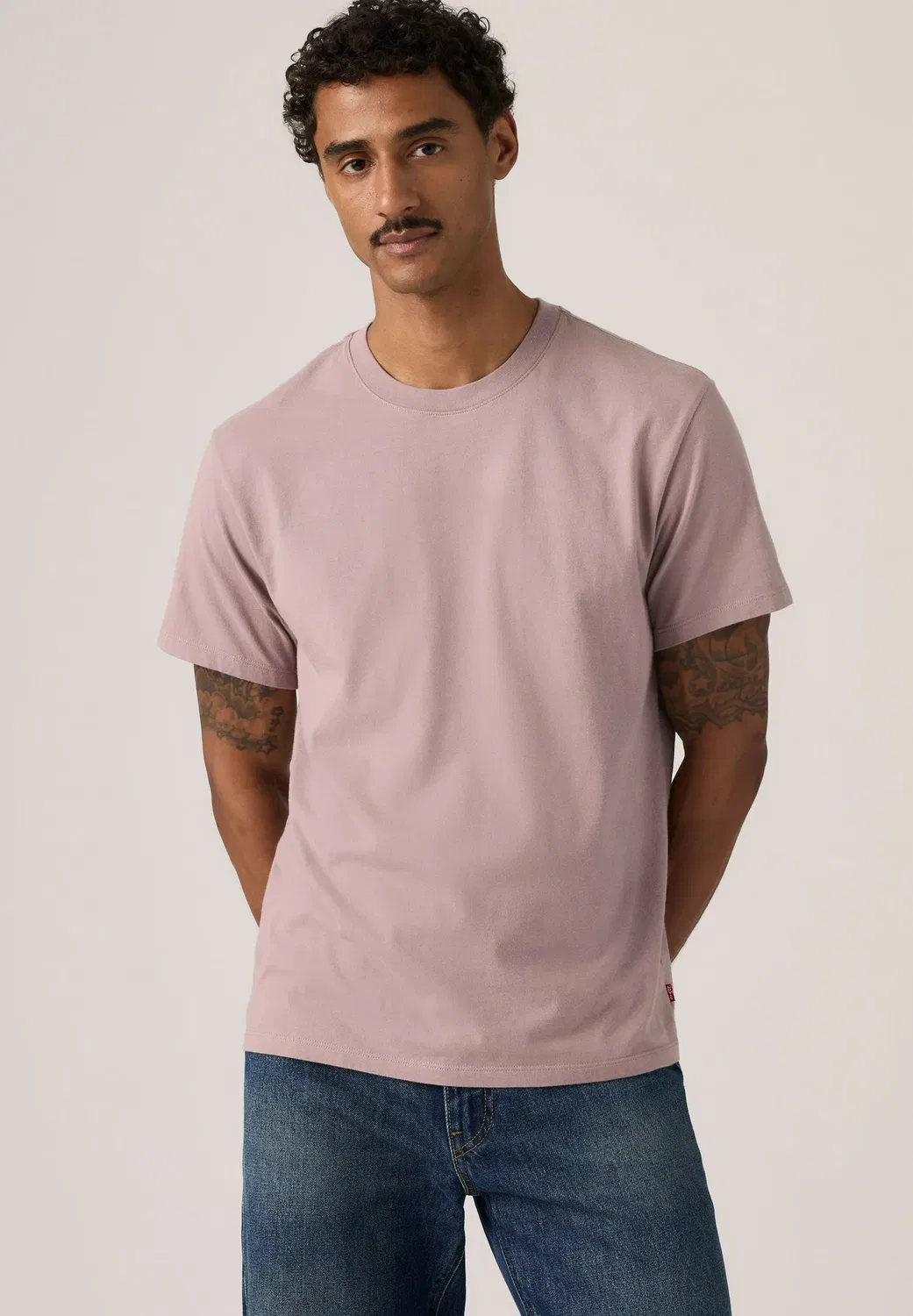 Ng essential tee mineral black - базовая футболка Levi'S, Mineral Black - Purples — фото 4