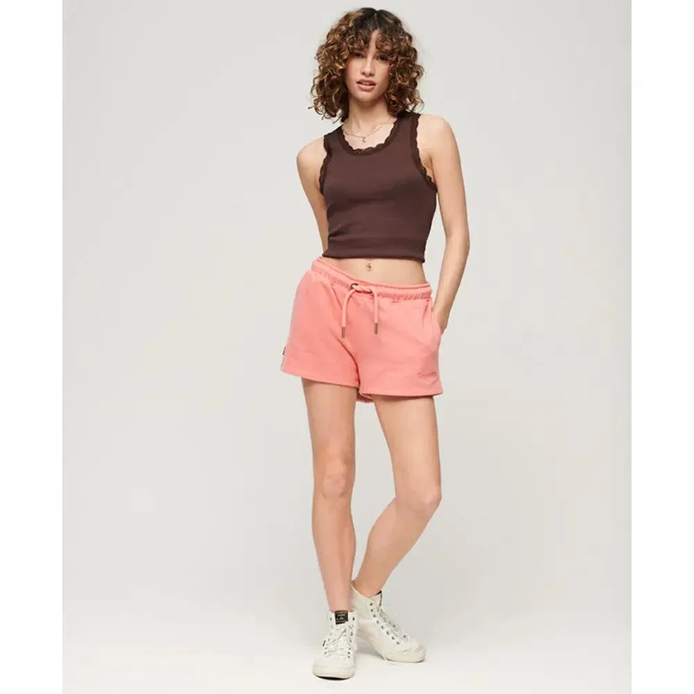 Женские шорты из джерси Superdry Vintage, Rosa — фото 2