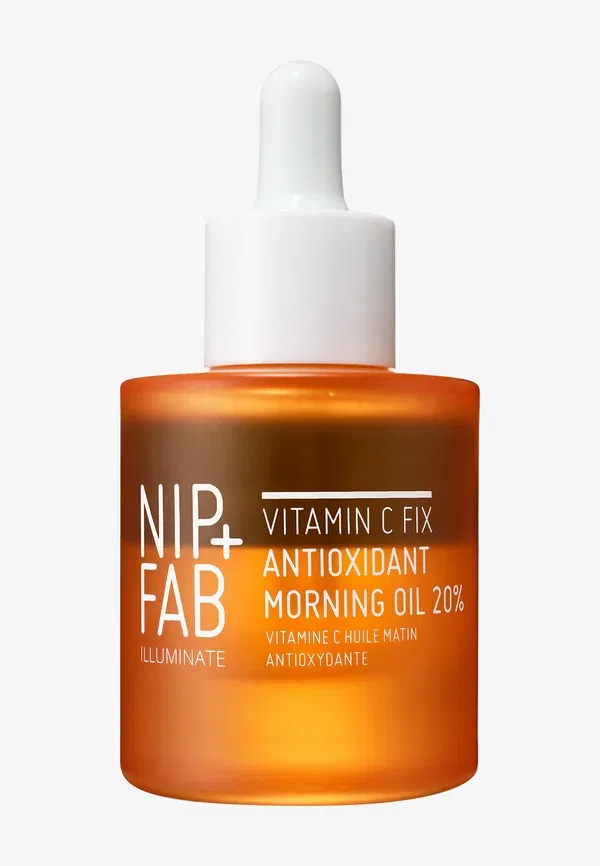 Масло для лица с витамином C и антиоксидантами Vitamin c fix antioxidant morning oil 20% Nip+Fab, 30 мл