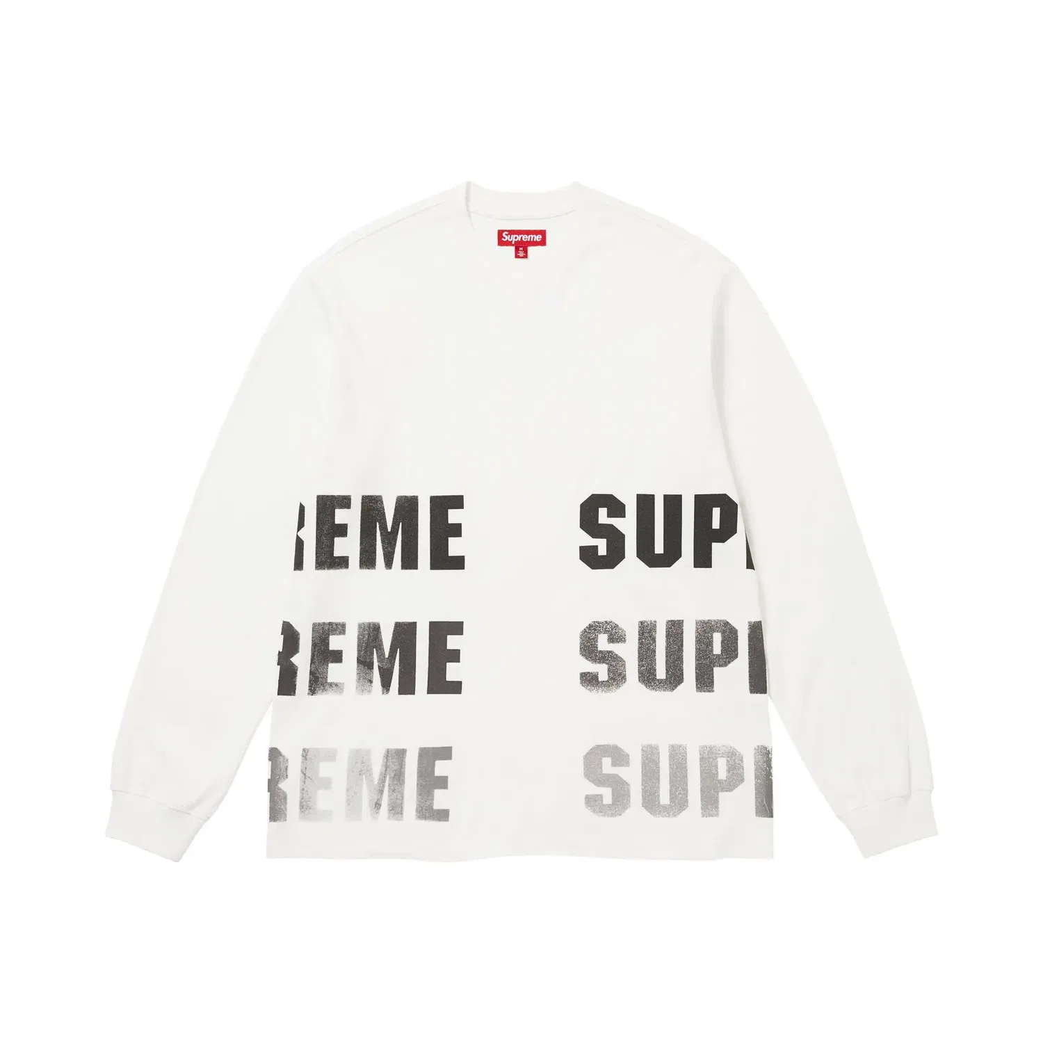 Лонгслив с длинным рукавом Reflective Supreme, White