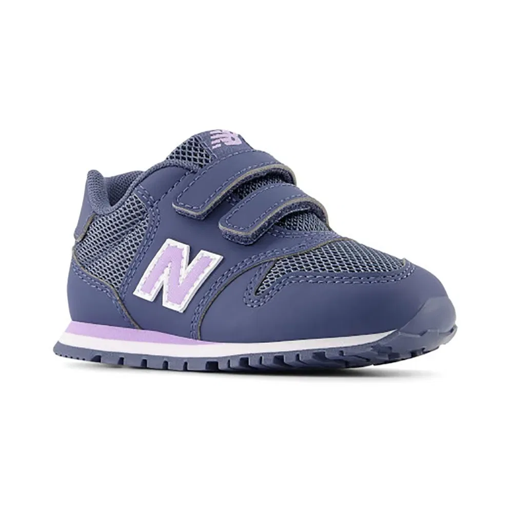Кроссовки с липучкой New Balance 500, синий — фото 4