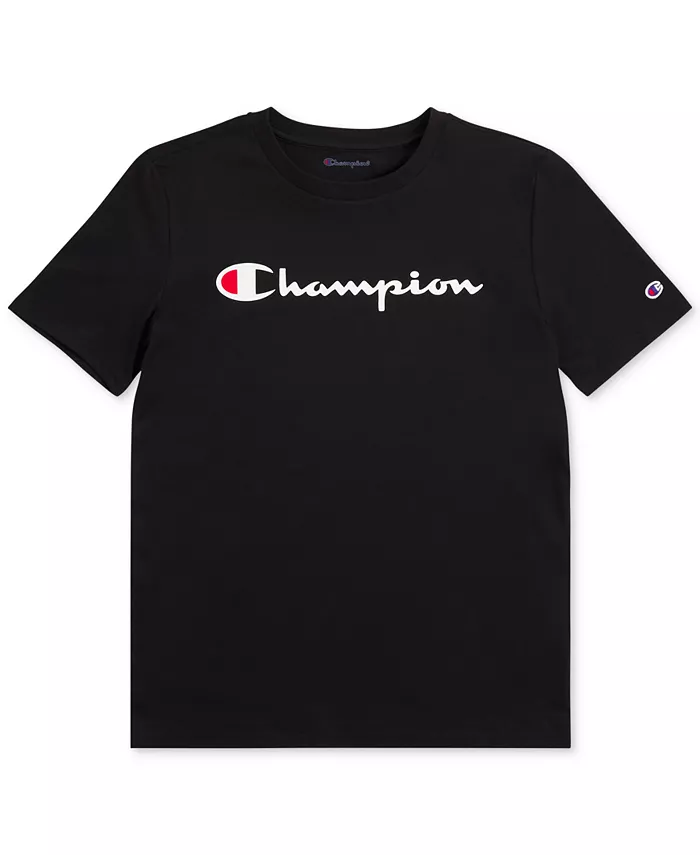 

Футболка Big Boys Signature Logo Champion, черный