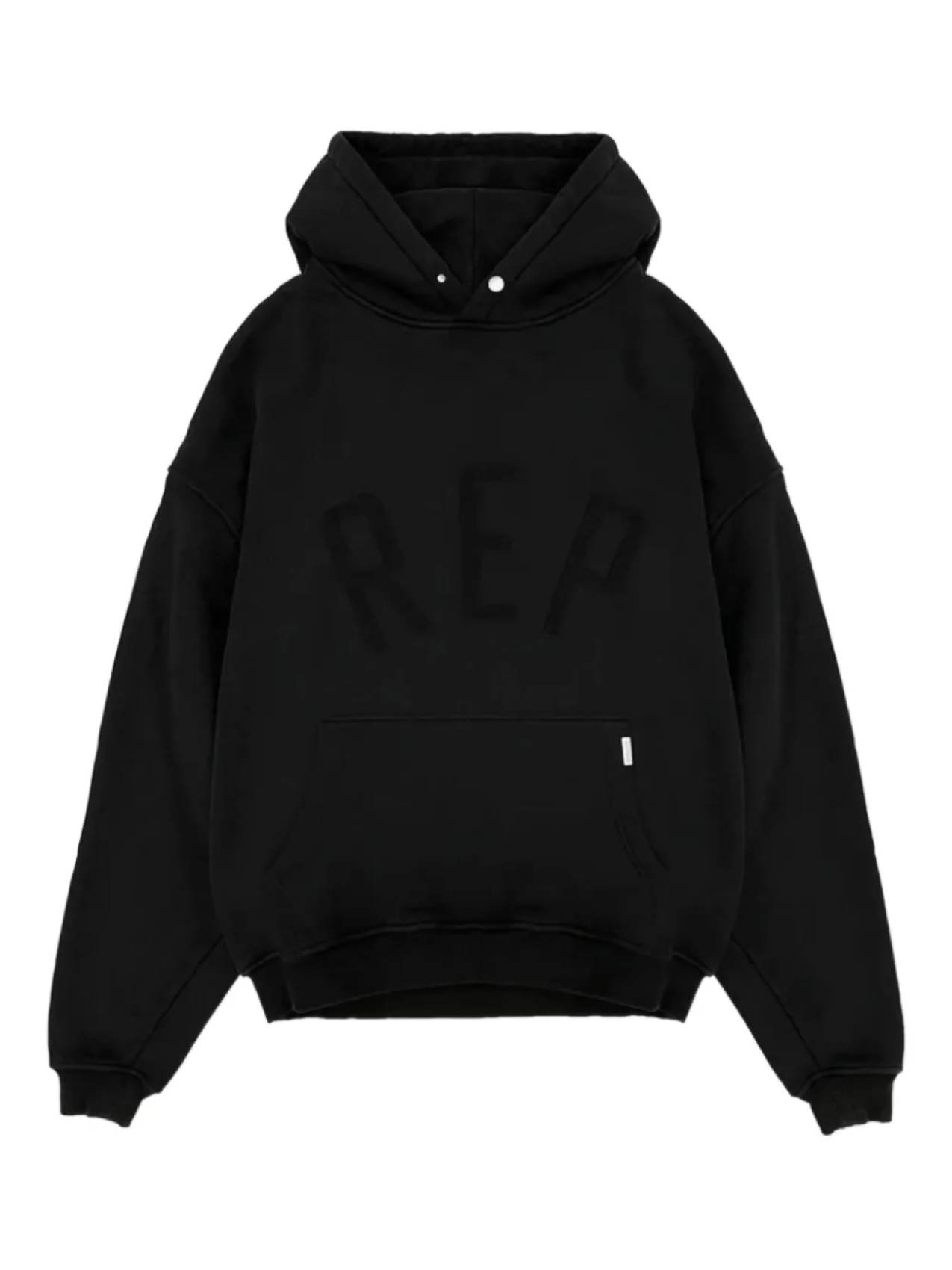 

Толстовка с капюшоном и аппликацией из РЕП Represent, черный