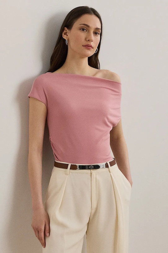 

Футболка Lauren Ralph Lauren, розовый