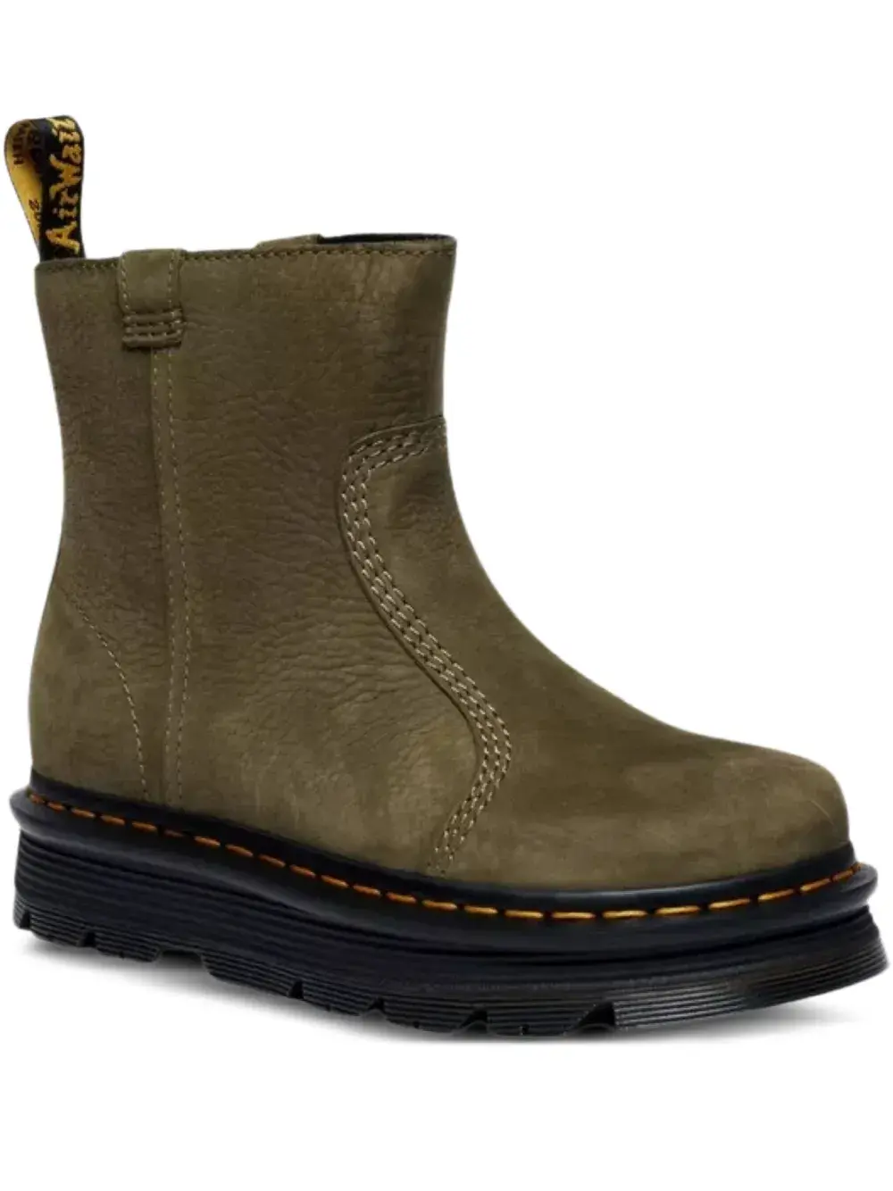 Ботинки на платформе Dr. Martens, зеленый
