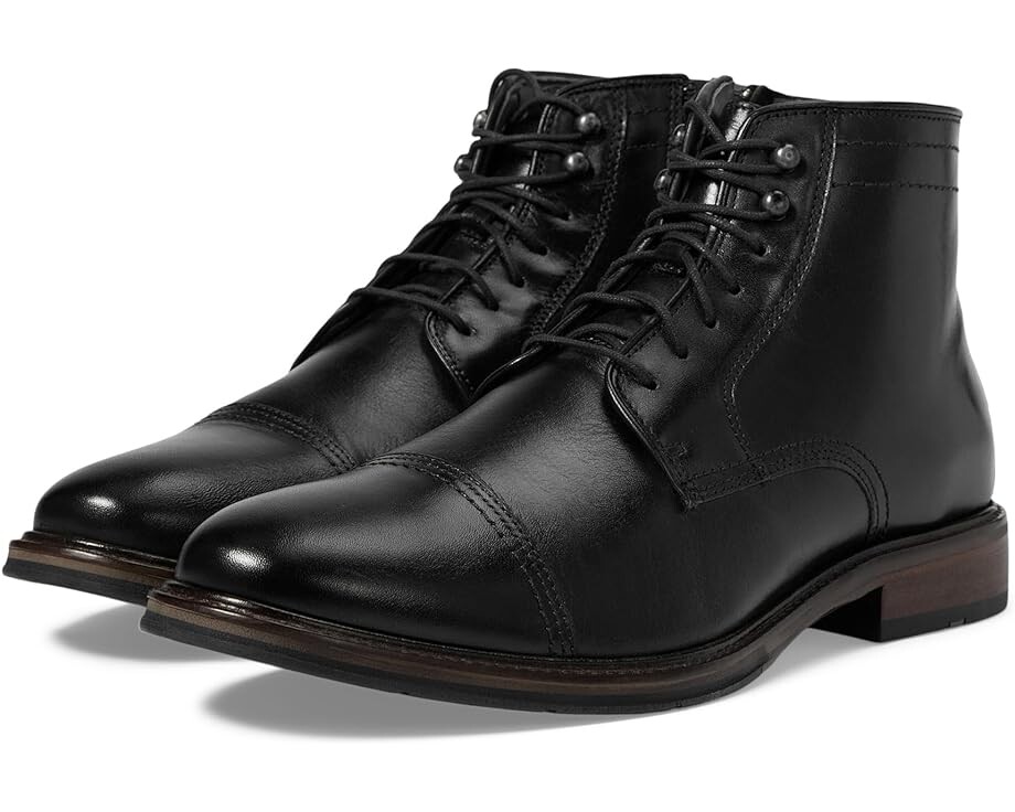 

Ботинки Johnston & Murphy XC Flex Raleigh Cap Toe Zip, цвет Black Full Grain