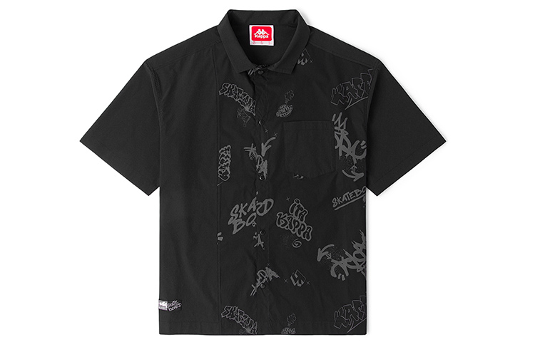 

Футболка летняя мужская черная Kappa