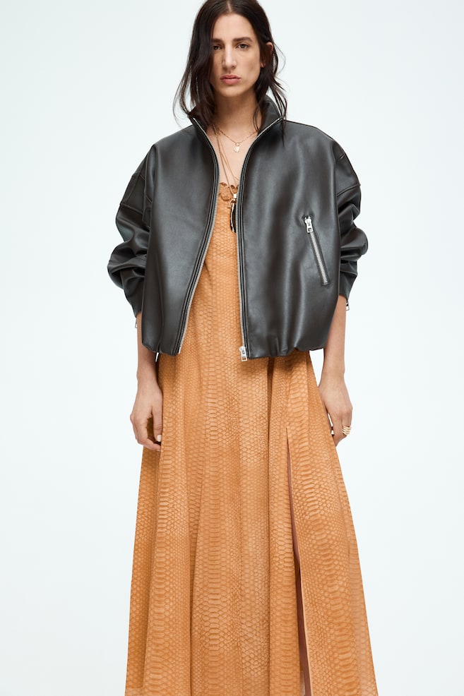 

Платье на бретелях из шифона H&M, мультиколор
