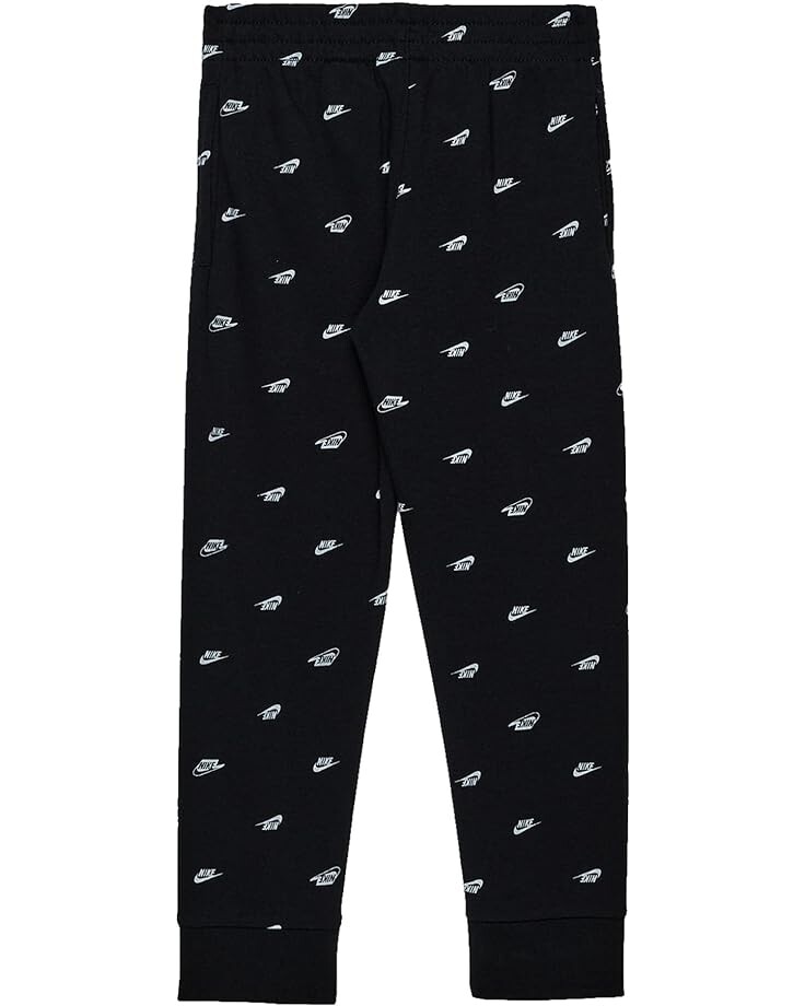 

Брюки Nike NSW Club All Over Print SSNL Pants, черный
