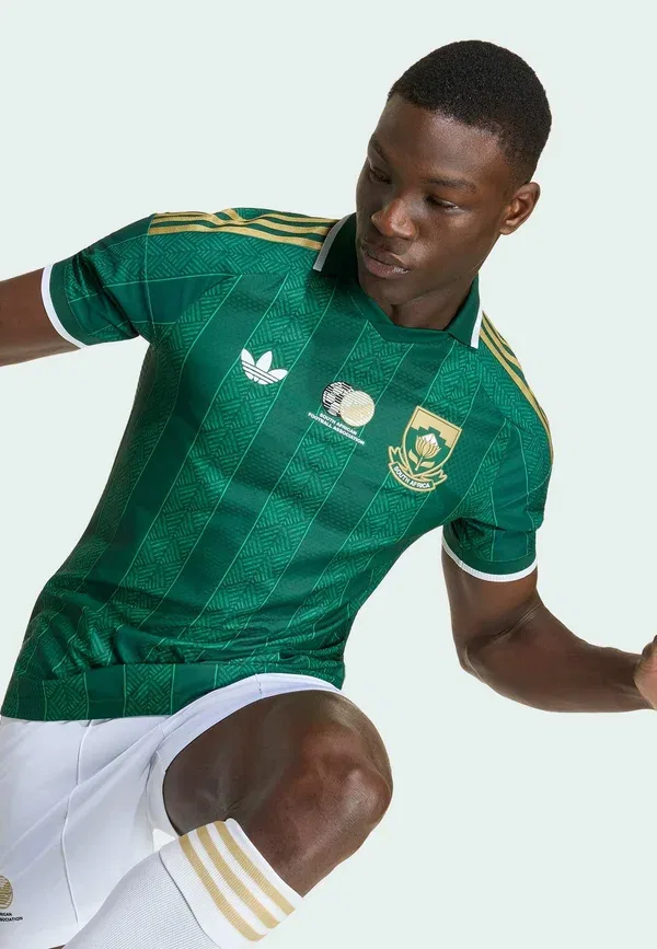 Футболка Adidas Performance South Africa 26 Away Authentic National Team Wear, темно-зеленый — фото 2