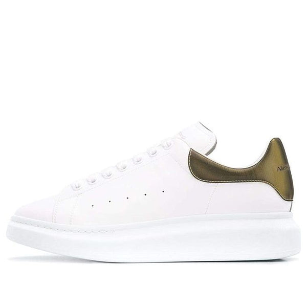 

Кроссовки oversized contrast metallic 'white' Alexander Mcqueen, белый
