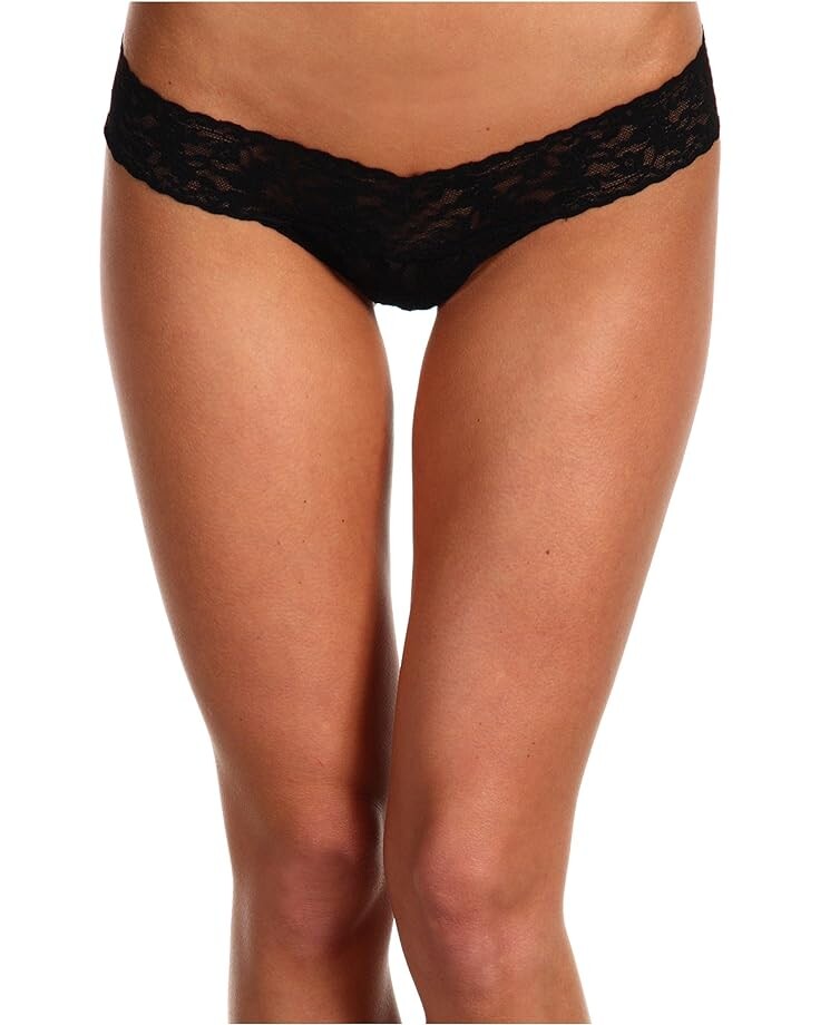 

Стринги Hanky Panky Signature Lace Low Rise Thong, черный