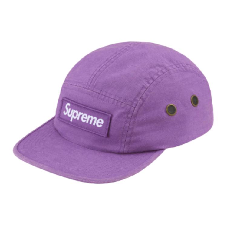 

Supreme Выстиранная хлопковая кепка Camp Cap, Light Purple