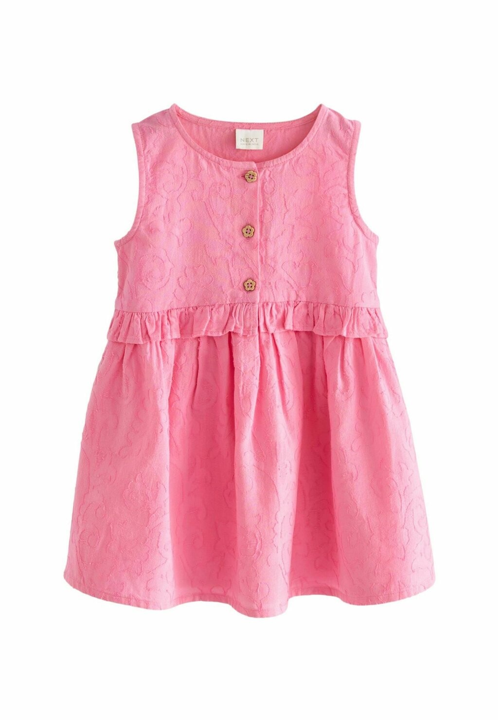 

Дневное платье PEPLUM REGULAR FIT Next, цвет pink textured