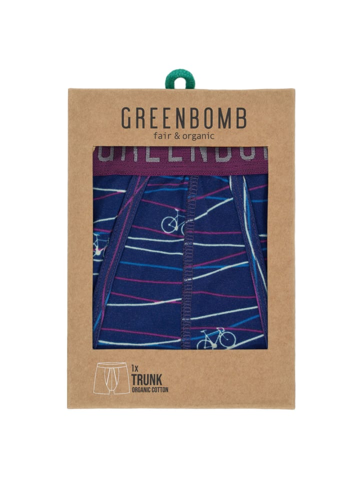 

Боксеры GreenBomb, темно-синий