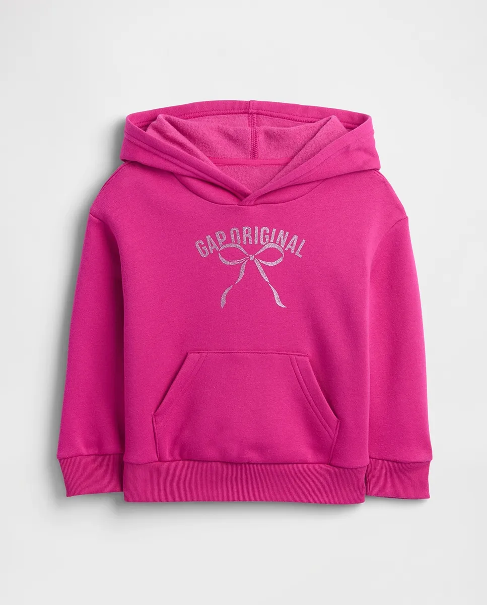 

Детская толстовка с расслабленным логотипом baby Gap, фуксия
