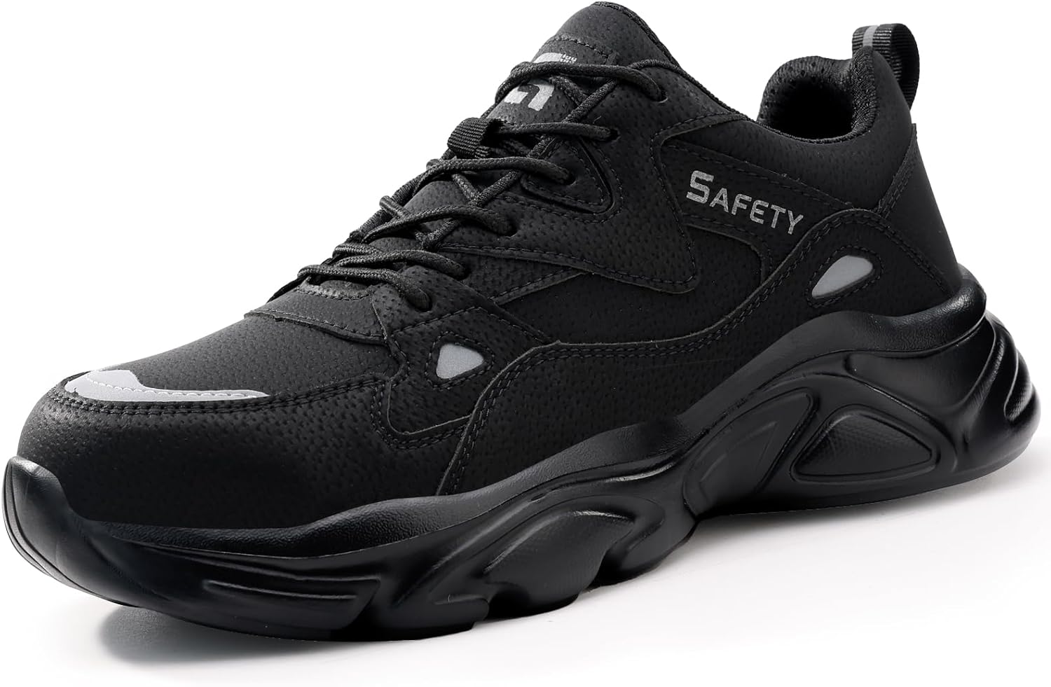 

Мужские туфли GLANOUDUN с стальным носком, легкая мужская рабочая обувь, черные кроссовки с защитным стальным носком, удобная защитная обувь, прочные мужские кроссовки для безопасности, промышленная и строительная обувь