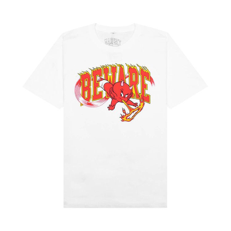 

Футболка Market x Hot Stuff Beware Short-Sleeve Tee, White